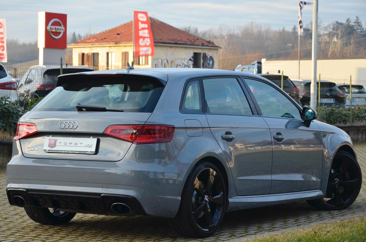 AUDI RS3 SPB 2.5 TFSI QUATTRO S-TRONIC 367cv, ECCELLENTI CONDIZIONI, PRIMA VERNICE, TUTTI SERVICE UFF AUDI, UFF ITALIANA, SCARICO RS, PERMUTE