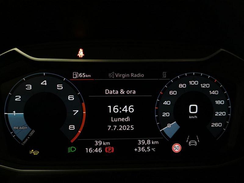 Audi A1 Sportback 30 1.0 tfsi Identity Black 116cv