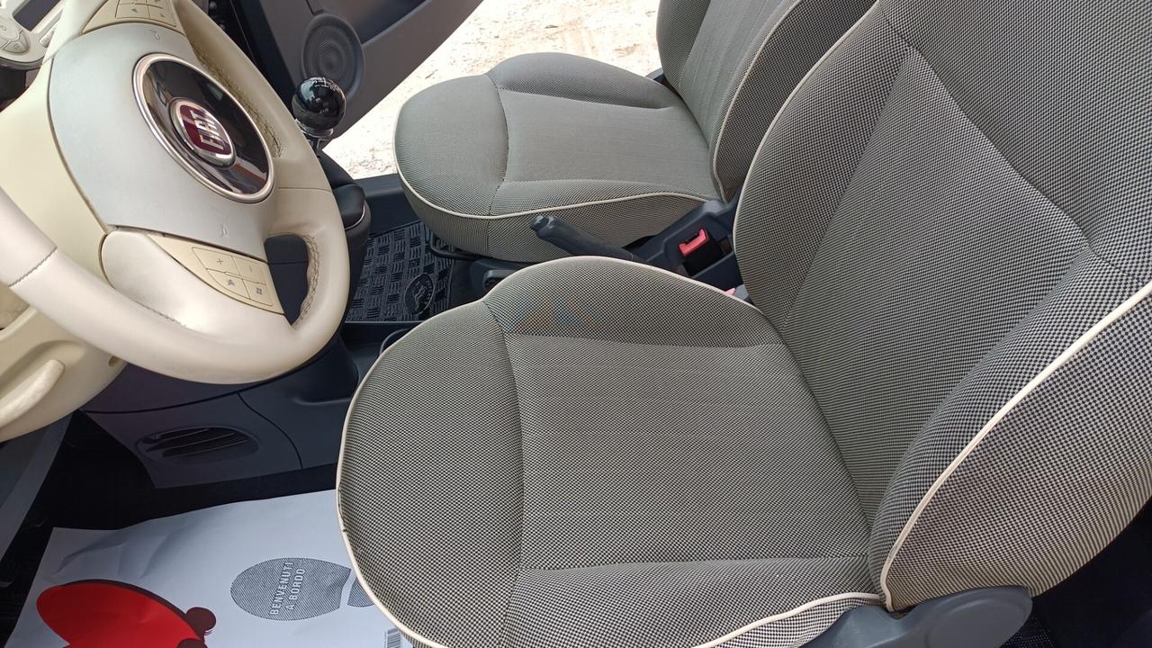 Fiat 500 1.2 benzina Lounge anno 2009