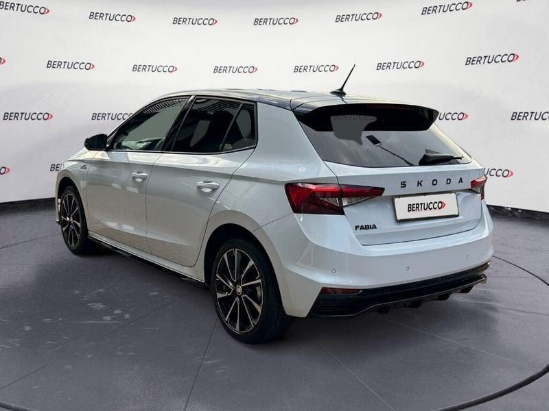 Škoda Fabia 4ª serie 1.0 TSI 95 CV Monte Carlo