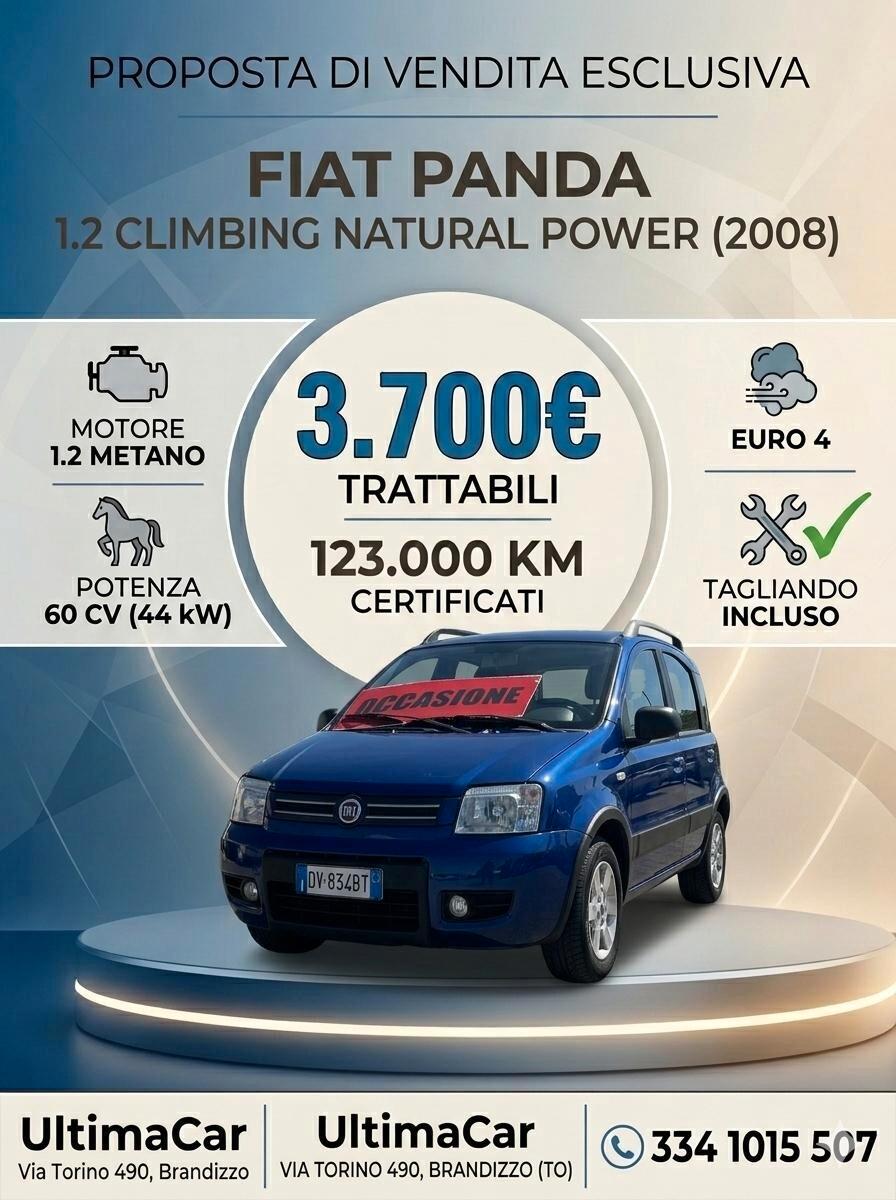 Fiat Panda 1.2 Climbing Natural Power