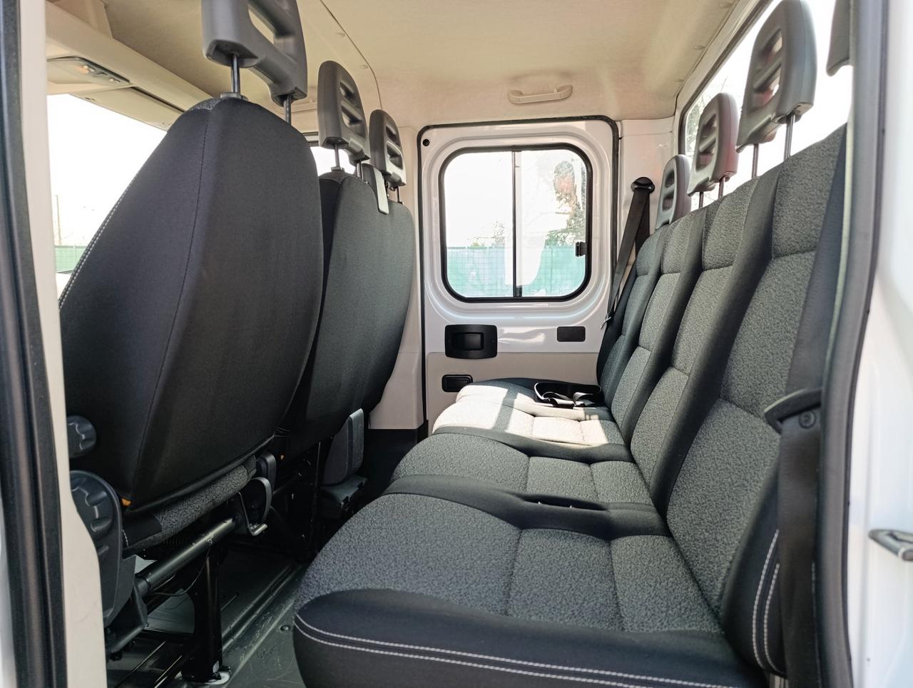 FIAT Ducato maxi 35 LH1 2.3 mjt 130cv d.cab. E6*CASSONE FISSO*GRU FASSI*