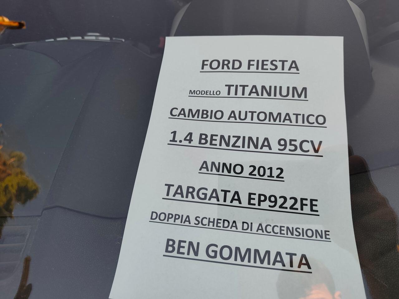 Ford Fiesta AUTOMATICA 1.4 BENZINA Titanium