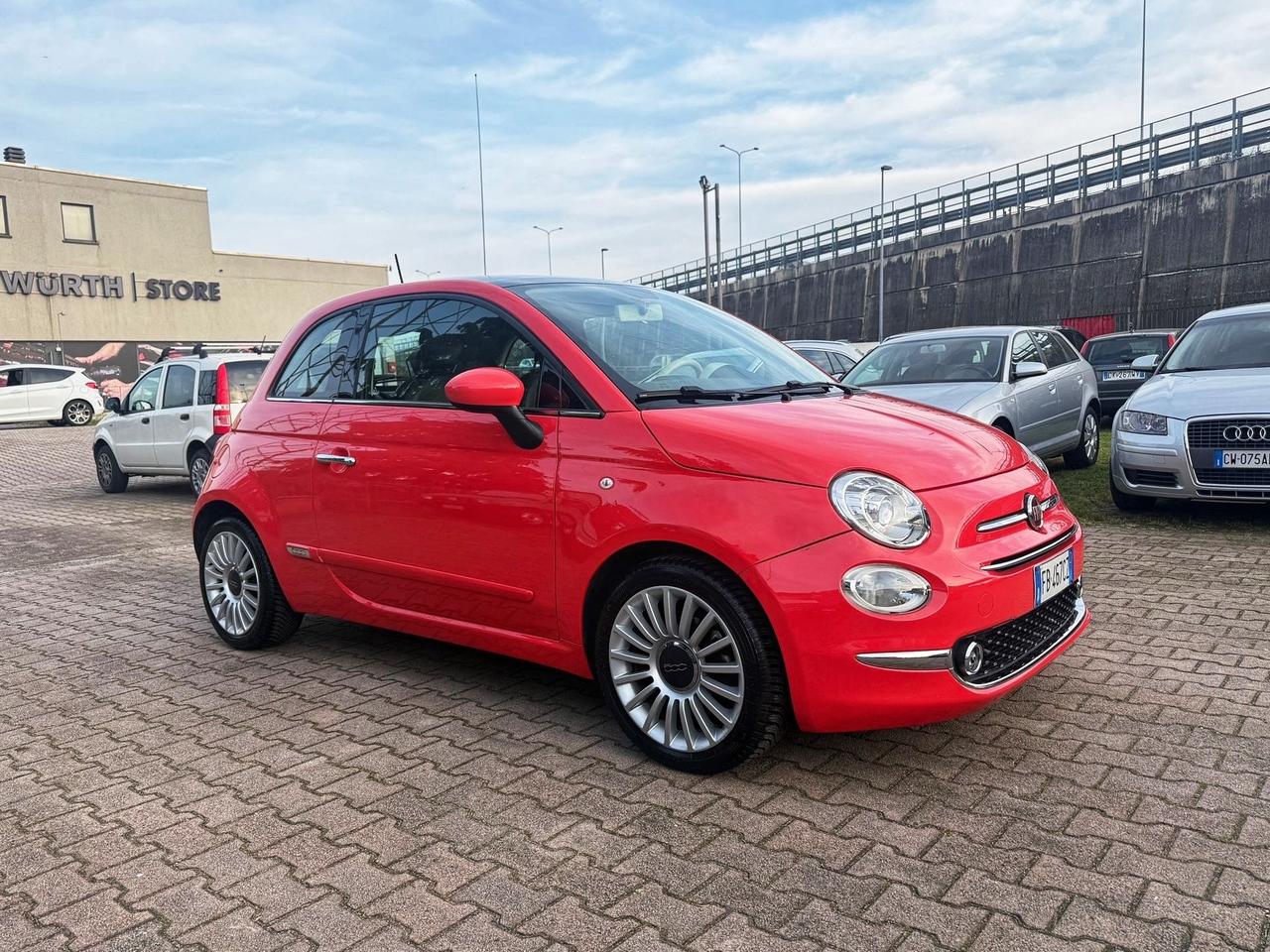 Fiat 500 1.2 Lounge AUTOMATICA TETTO PANORAMICO APRIBILE PELLE FRAU OK NEOPATENTATI