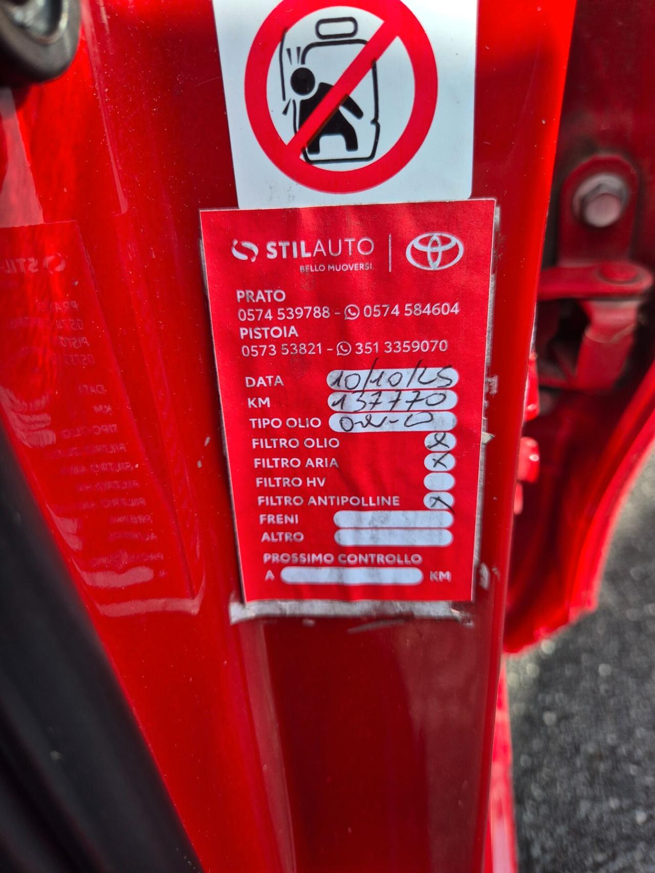 Toyota Yaris 1.5 Hybrid 5 porte Active