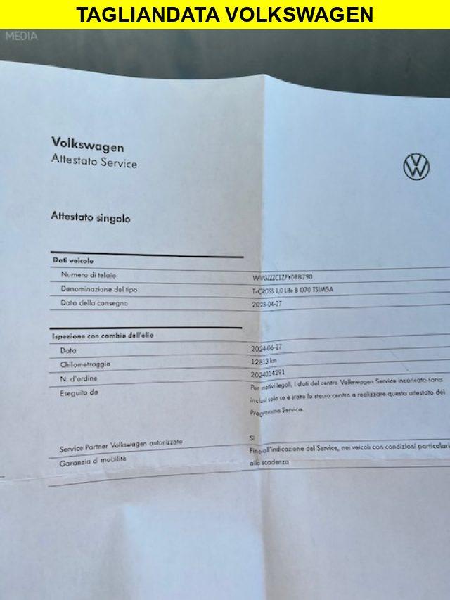 VOLKSWAGEN T-Cross 1.0 TSI Benzina