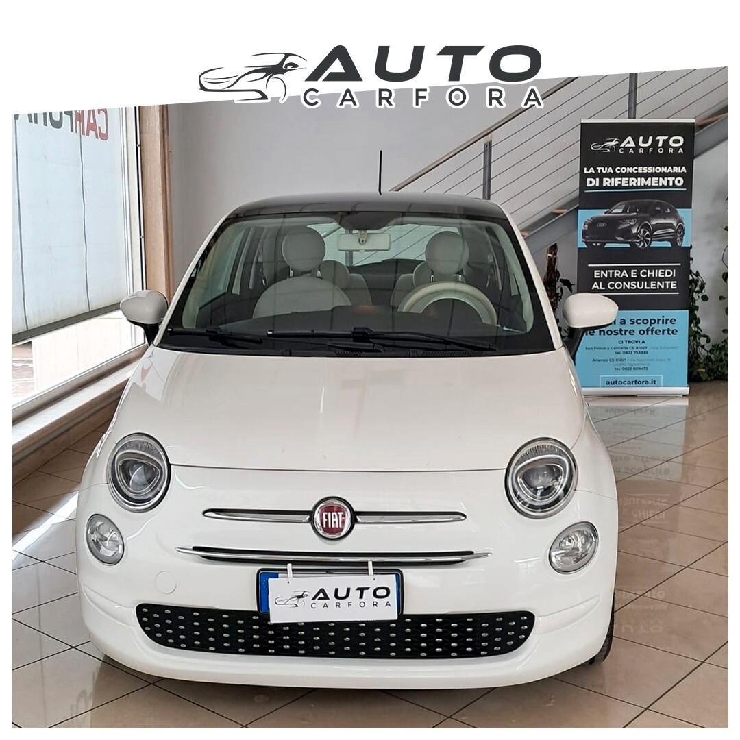 Fiat 500 1.2 Lounge 69cv |tetto panoramic.|sensori park|