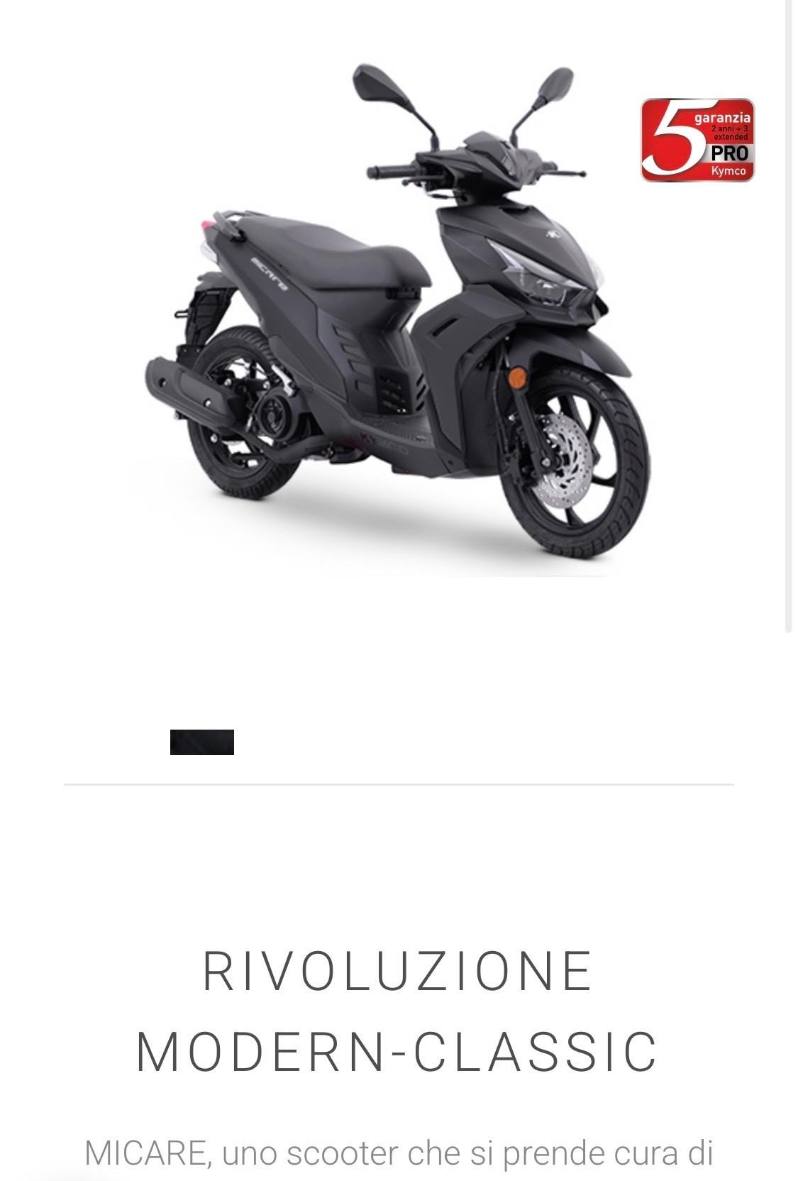 KYMCO MICARE 125 Pronta Consegna