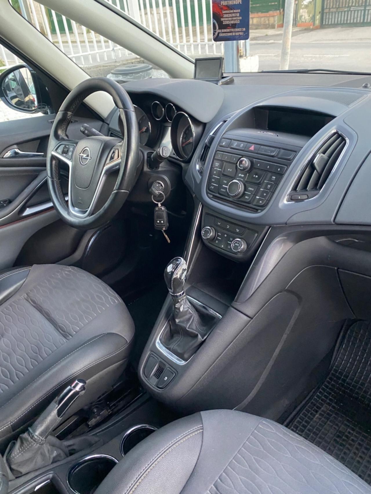 Opel Zafira 1.6 EcoMETANO Fine 2012 Full 7 Posti