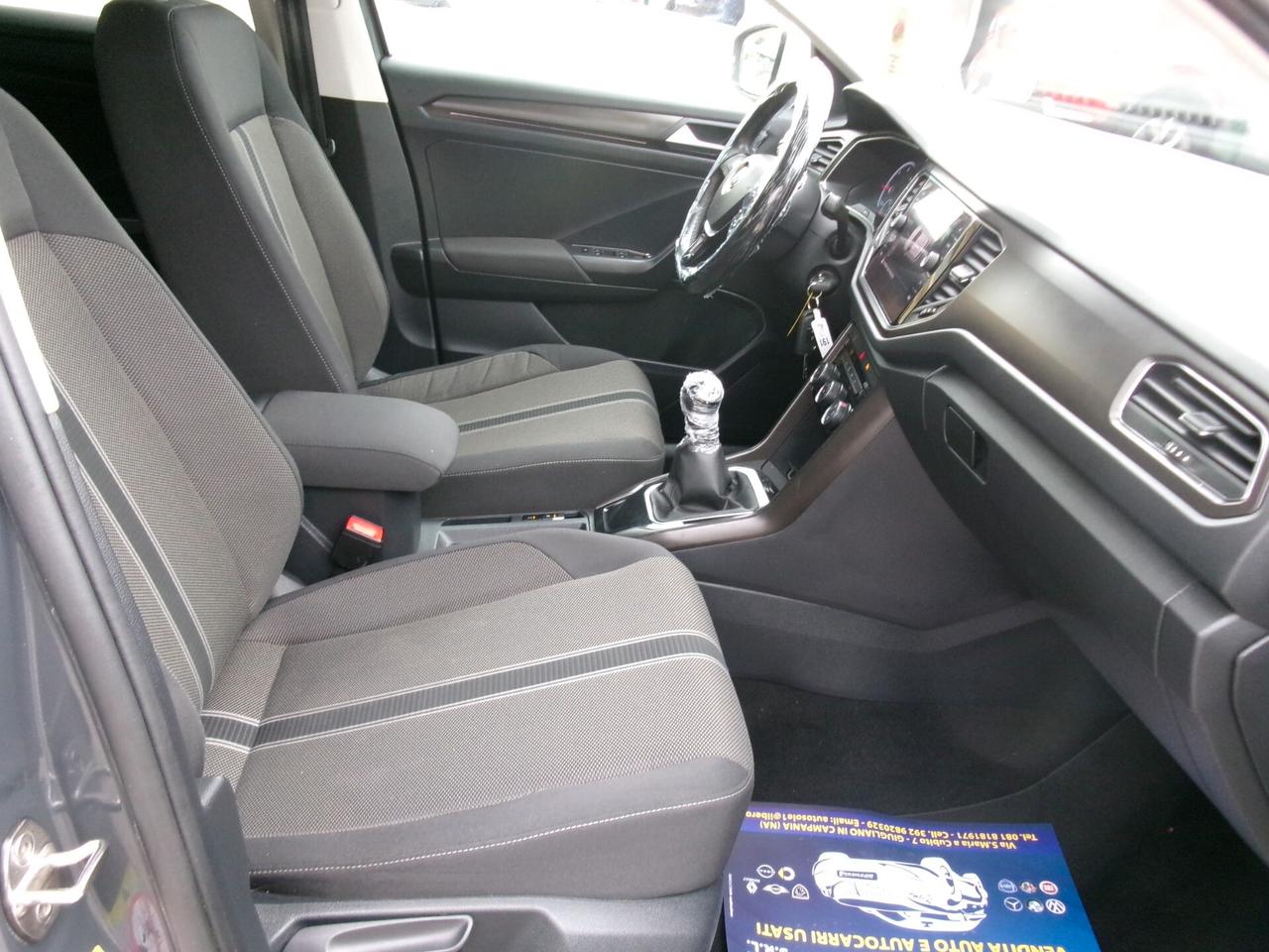 Volkswagen T-Roc 1.6 TDI 115CV E6D ADVANCED MANUALE KM CERTIFICATI