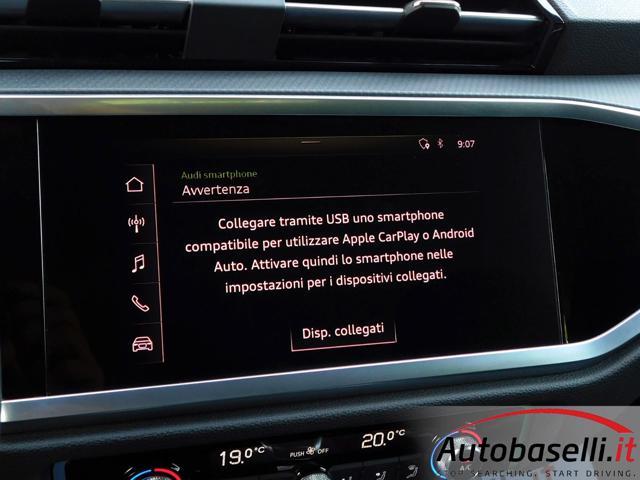 AUDI Q3 SPORTBACK 40 TDI 190CV QUATTRO S TRONIC