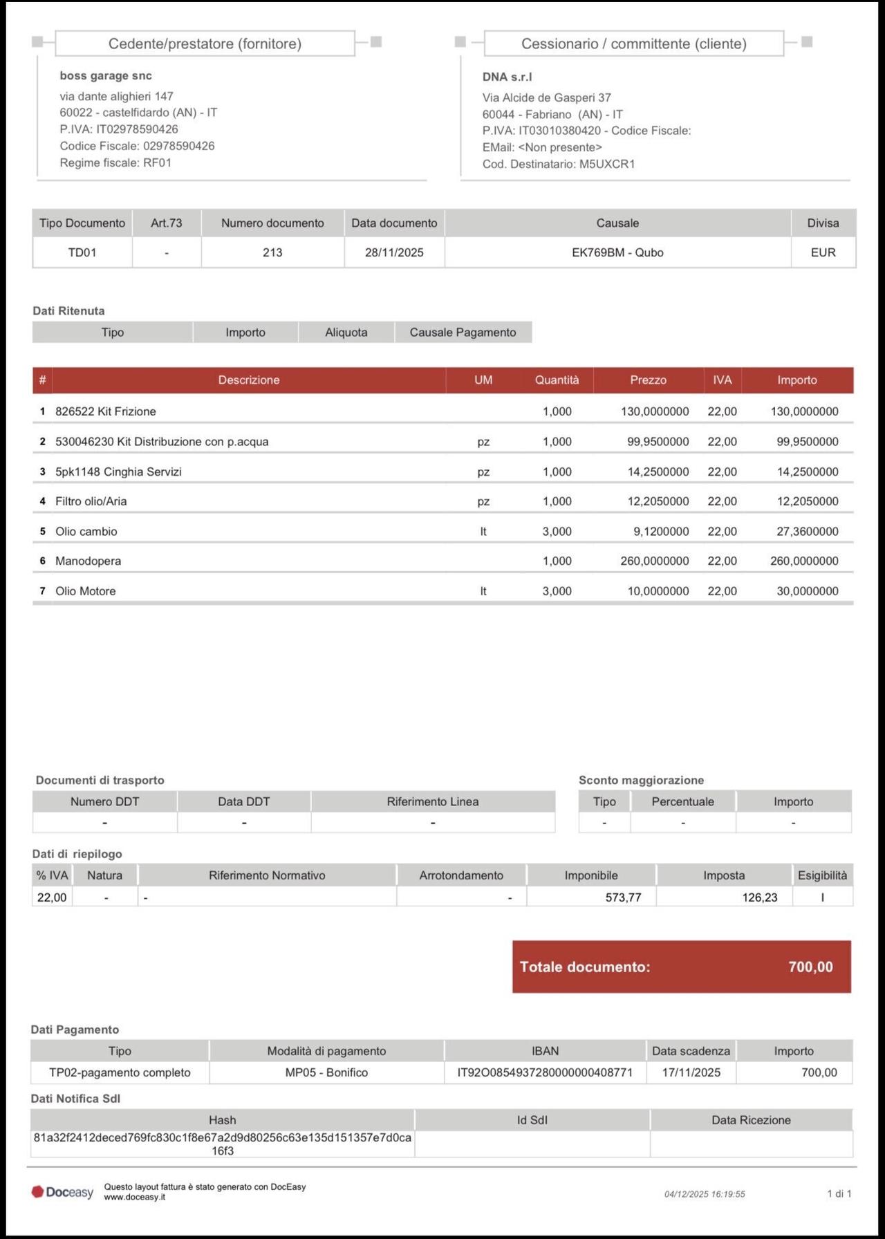 Fiat Qubo 5posti 1.4 Natural Power NEOPATENTATI