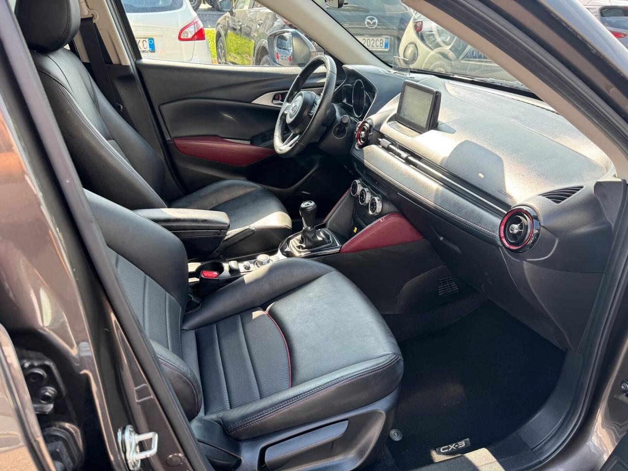 Mazda CX-3 1.5d Exceed 2wd 105cv*EURO6*OK NEOPATENTATI*