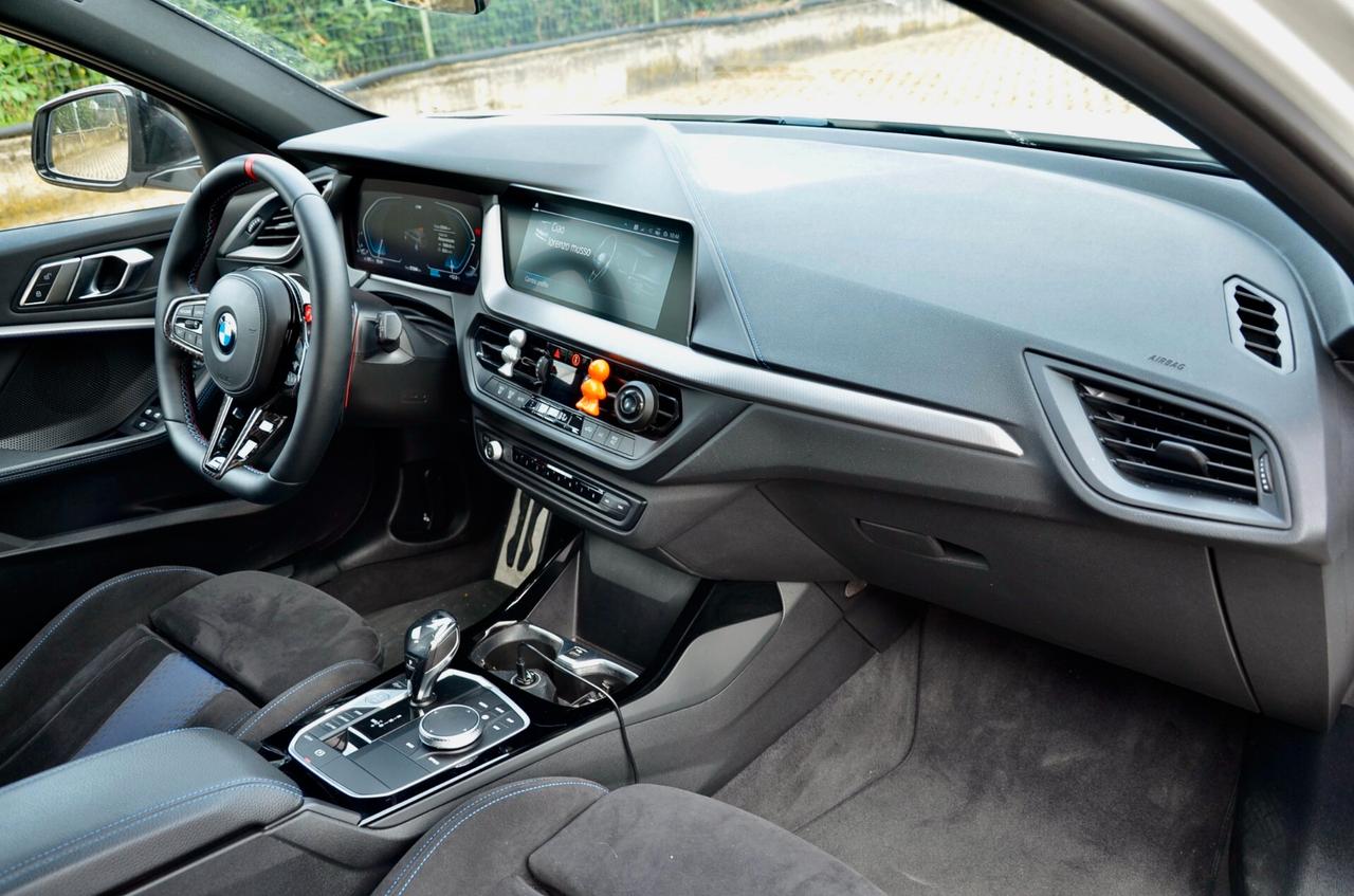 BMW 118i MSPORT 5p 136cv AUTO, UFF ITALIANA, EURO 6D, FARI LED, SEDILI IN ALCANTARA, 18", PERMUTE