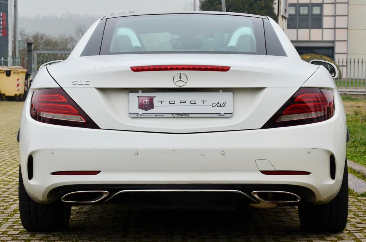 MERCEDES SLC 200 PREMIUM AMG LINE 184cv AUTO, UFF ITALIANA, SERVICE DIMOSTRABILI, SCARICO, RETROCAMERA, PELLE, PERMUTE