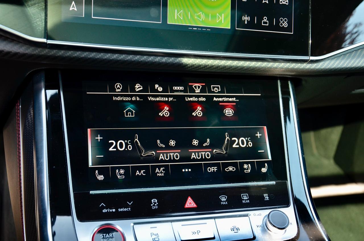 AUDI SQ8 4.0 TFSI QUATTRO 507cv TIPTRONIC, GAR, AUDI 12/27, SERVICE AUDI, UNICOPROPRIETARIO, EURO 6E, TETTO, MATRIX, BANG&OLUFSEN, SOFT CLOSE, SOSPENSIONI ADATTIVE, INSERTI CARBONIO, 23", PERMUTE