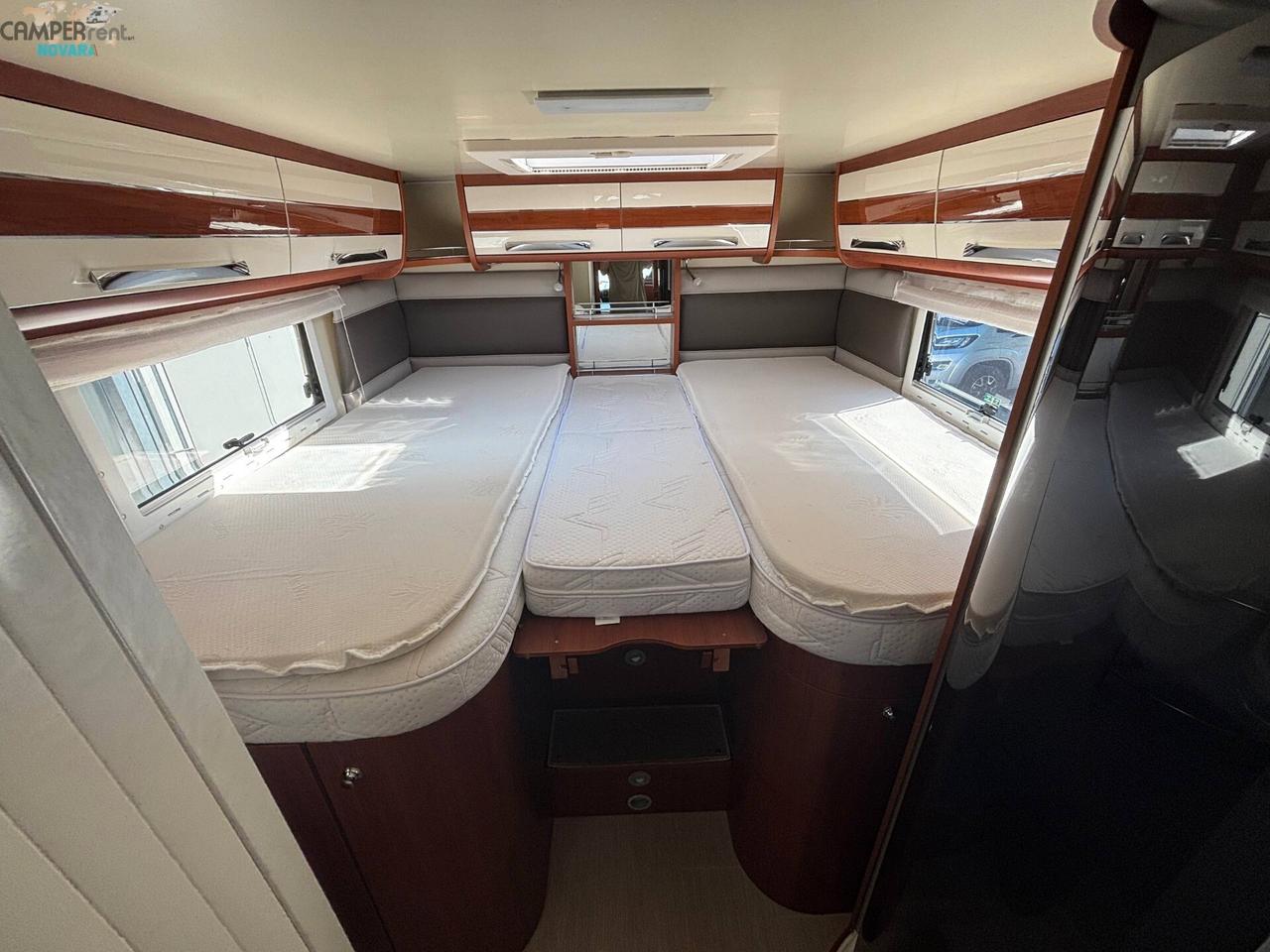 MOBILVETTA K.YACHT 85 TEKNO LINE - Motorhome con letti gemelli ed ampio garage
