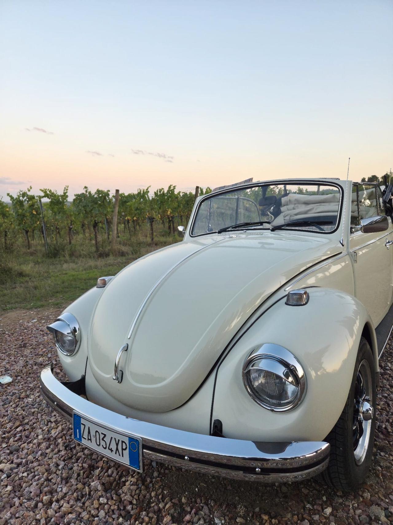 Volkswagen Maggiolone Karman cabrio 1600 vetro piatto