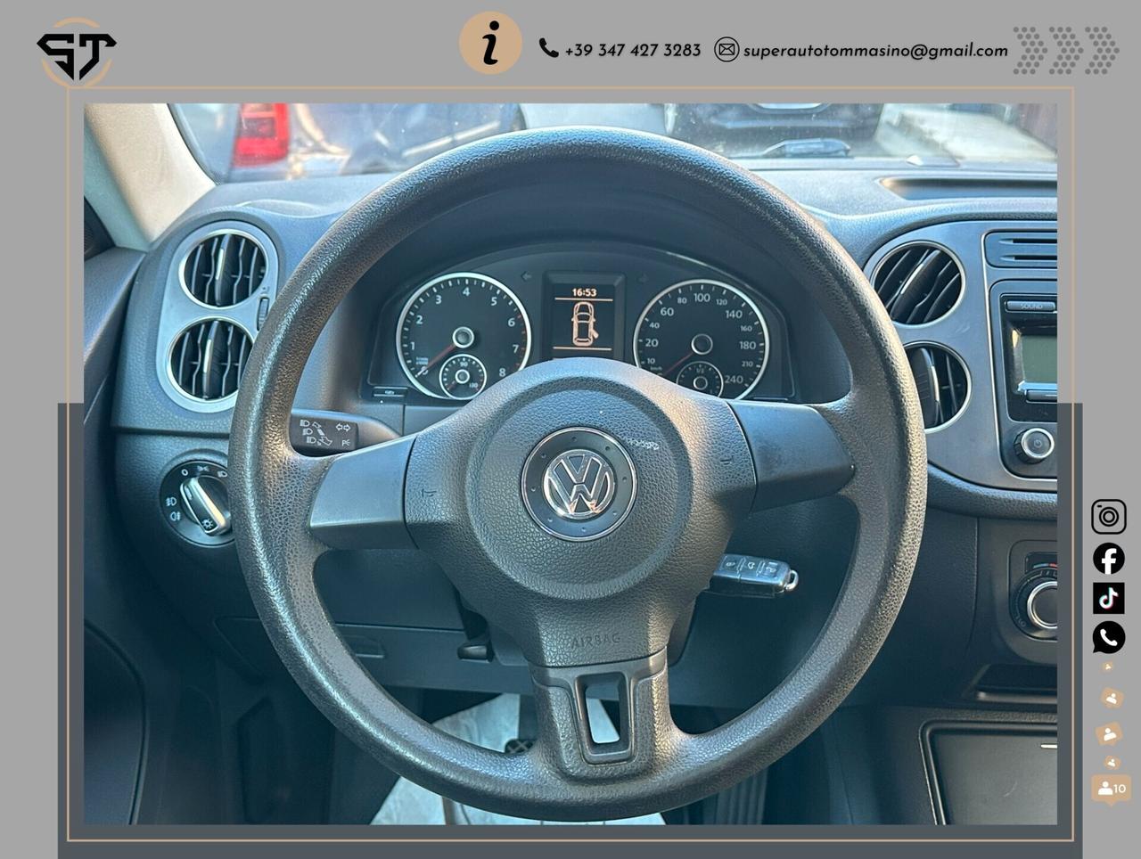 Volkswagen Tiguan 1.4 TSI Trasportabile in Italia