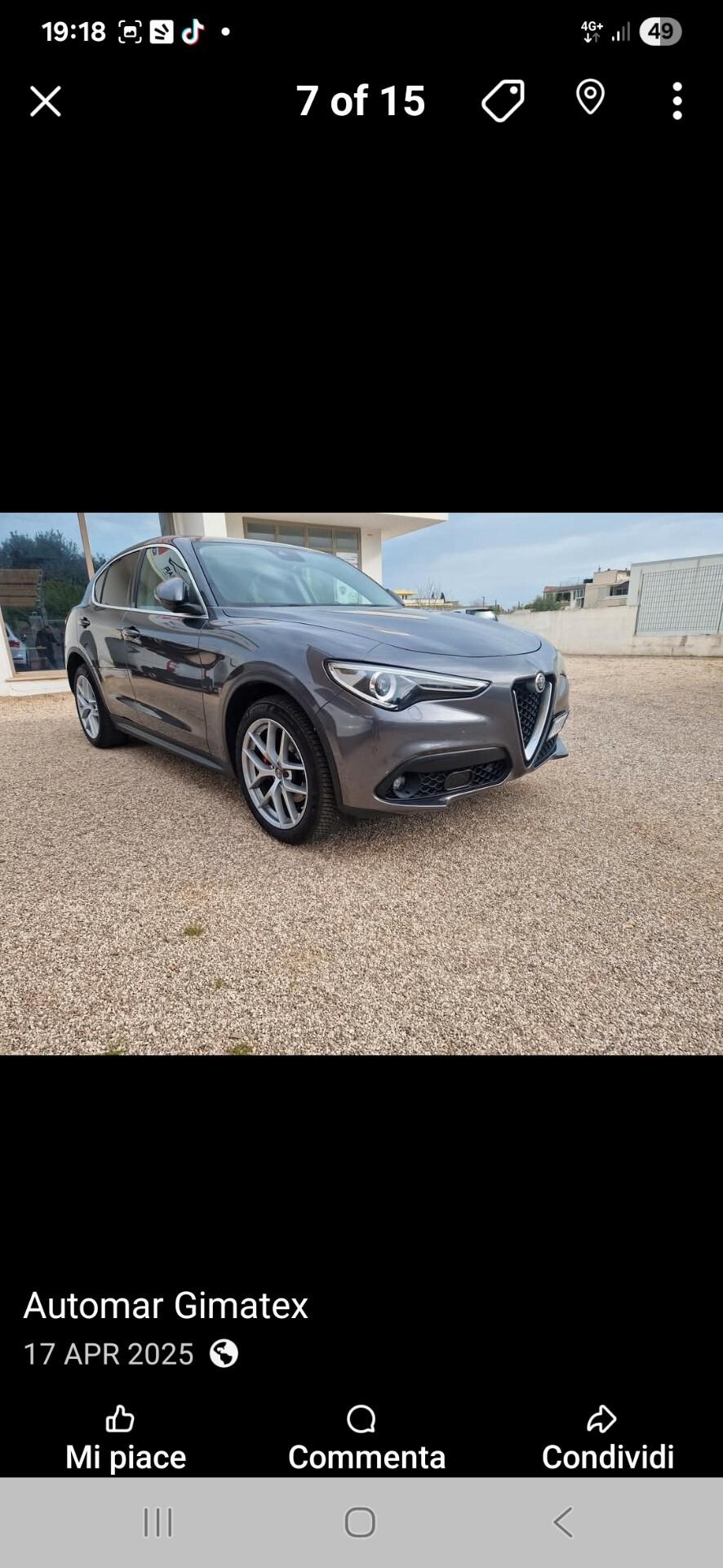 Alfa Romeo Stelvio 2.2 Turbodiesel 210 CV AT8 Q4 Veloce