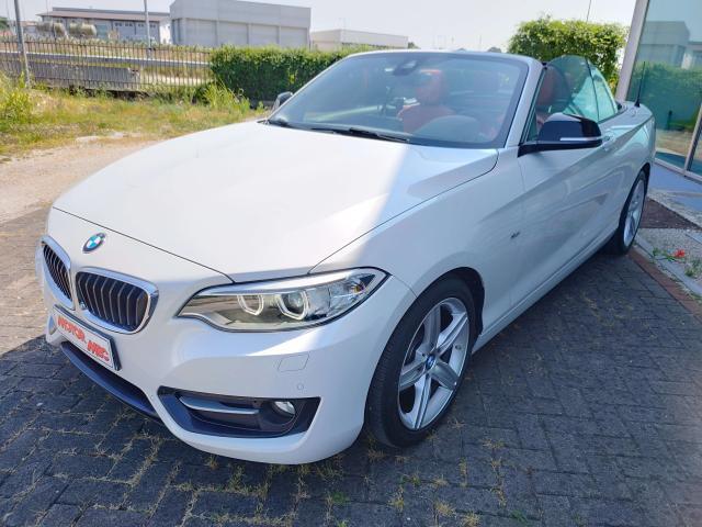 BMW 220 d 190cv Cabrio Sport Automatica, Pelle rossa, Navi