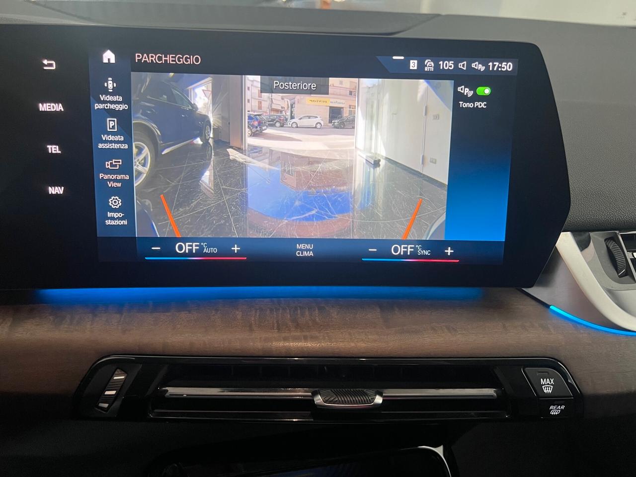 Bmw 218 d 150cv A.T. Active Tourer Luxury auto LED/PELLE/LUCI PERFETTA!!