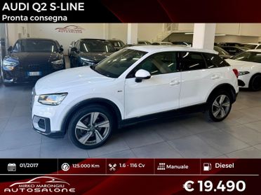 Audi Q2 1.6 TDI S-Line FINANZIABILE
