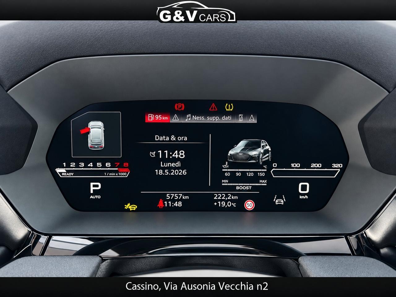 Audi RS3 ACCONTO €25.000 NOLEGGIO RISCATTO NOSCORING