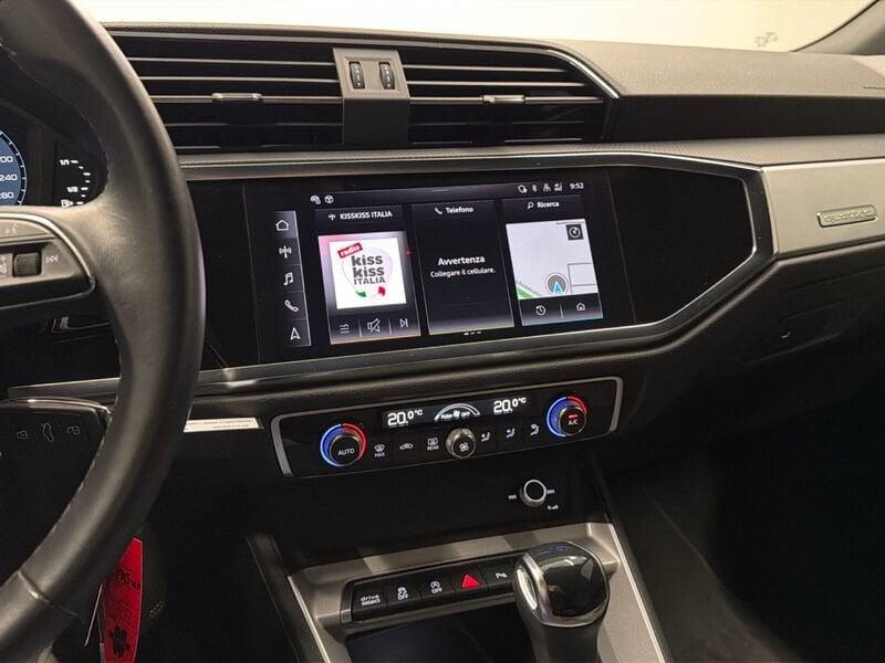 Audi Q3 Q3 SPORTBACK 40 2.0 TDI ID. BLACK QUATTRO S-TRONIC 200CV