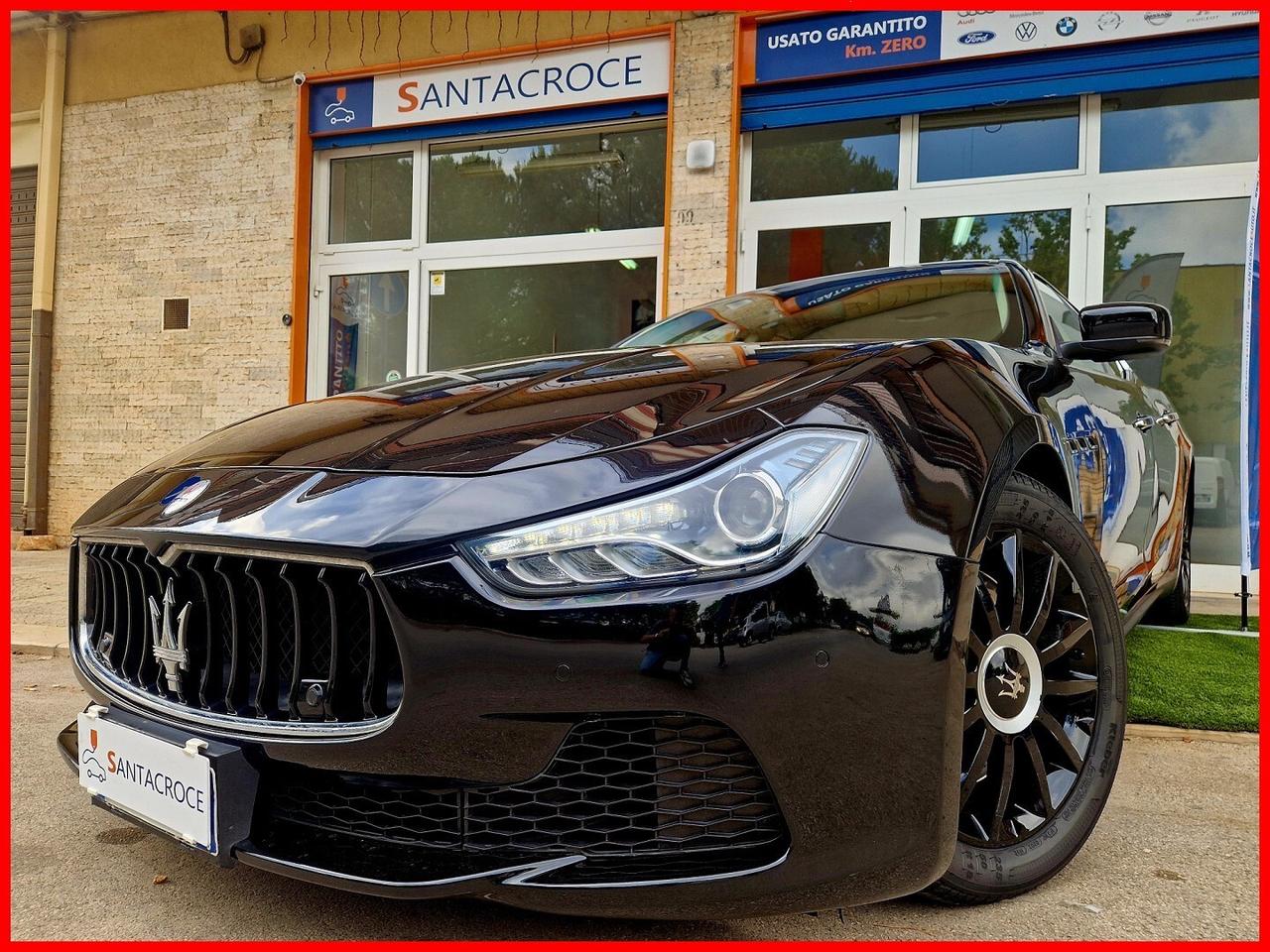 MASERATI GHIBLI V6 DIESEL 275CV NERISSIMO EDITION