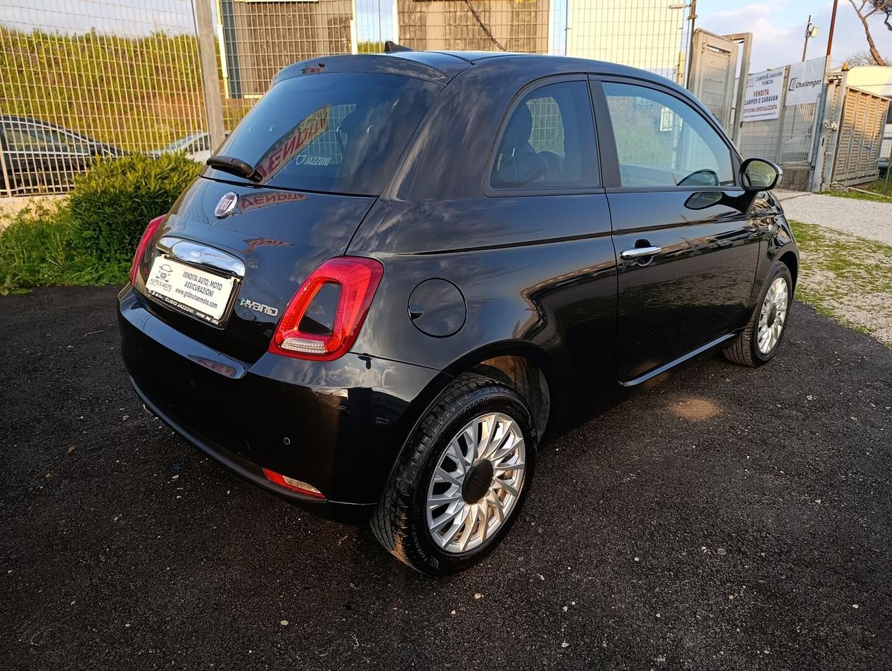 Fiat 500 1.0 hybrid 70cv Sensori di Parcheggio tetto Pan