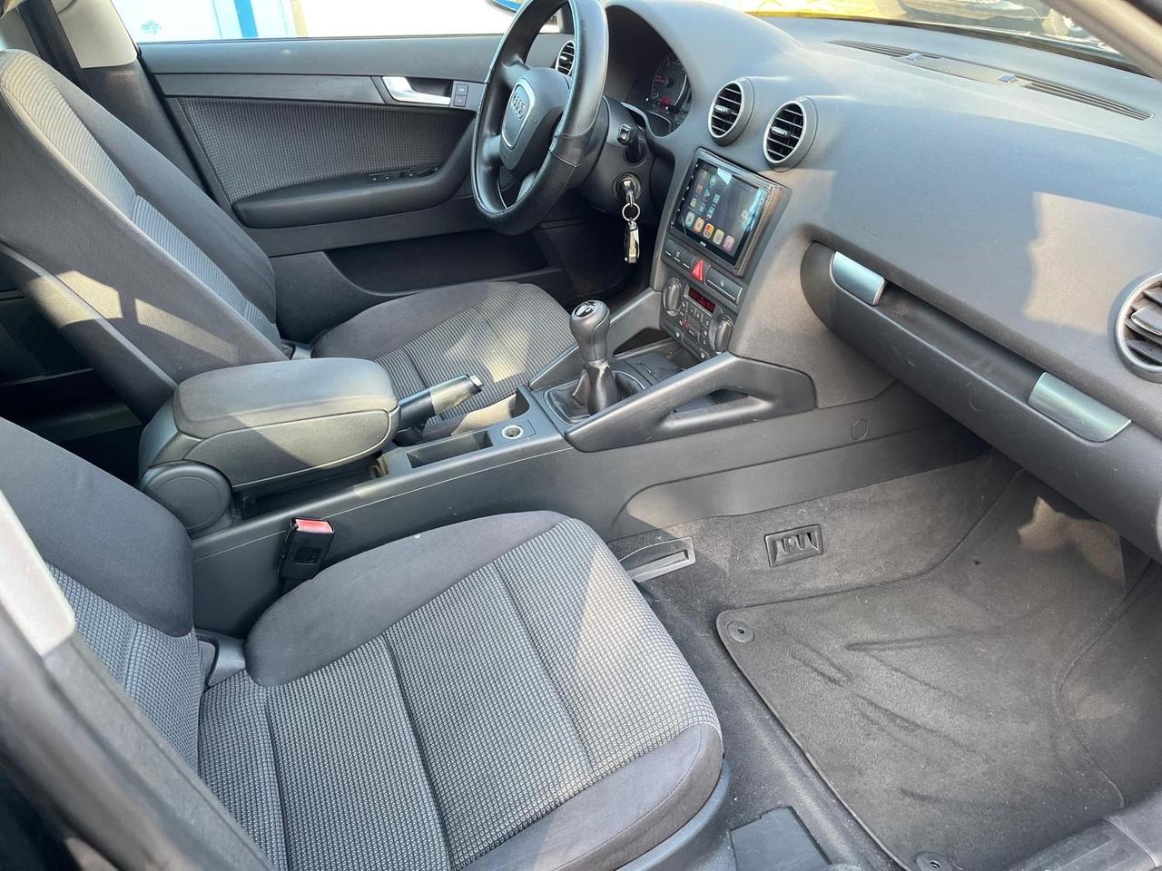 Audi A3- sportback 1.9 tdi- full-11/2007