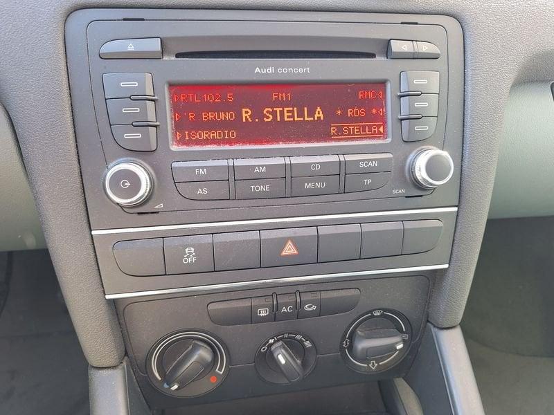 Audi A3 A3 Sportback 1.6 tdi Attraction 90cv