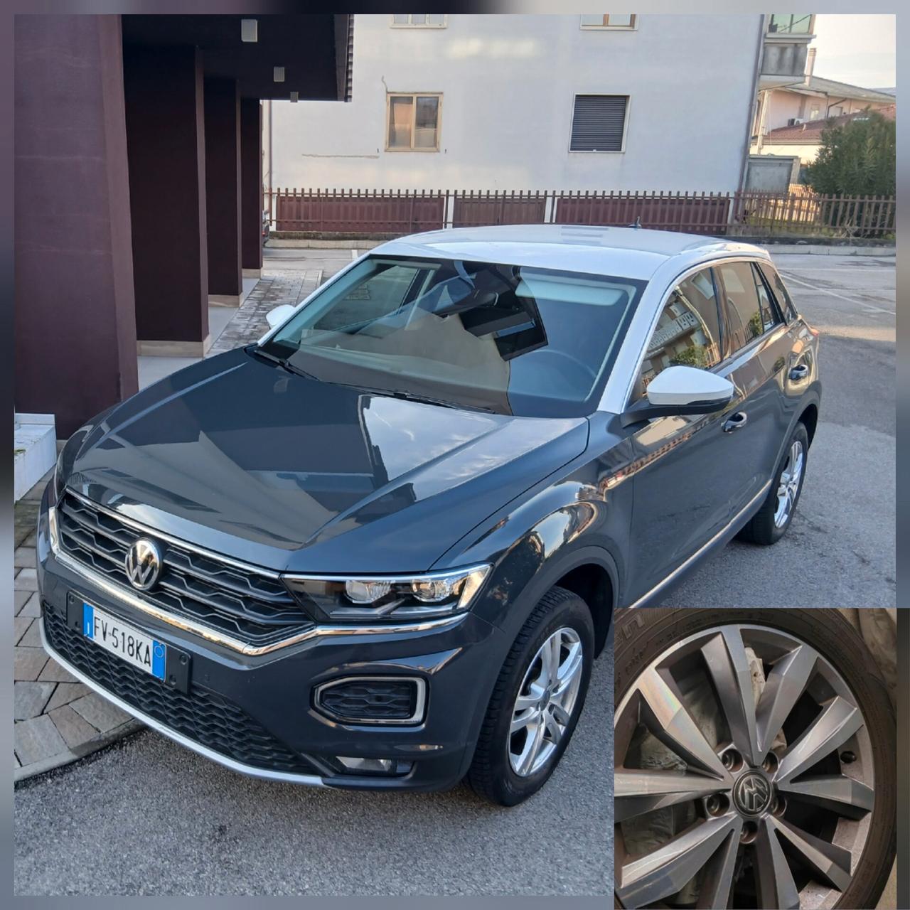 Volkswagen T-Roc 1.0 TSI 115 CV Style teck pack+doppi cerchi tua a € 199 mese