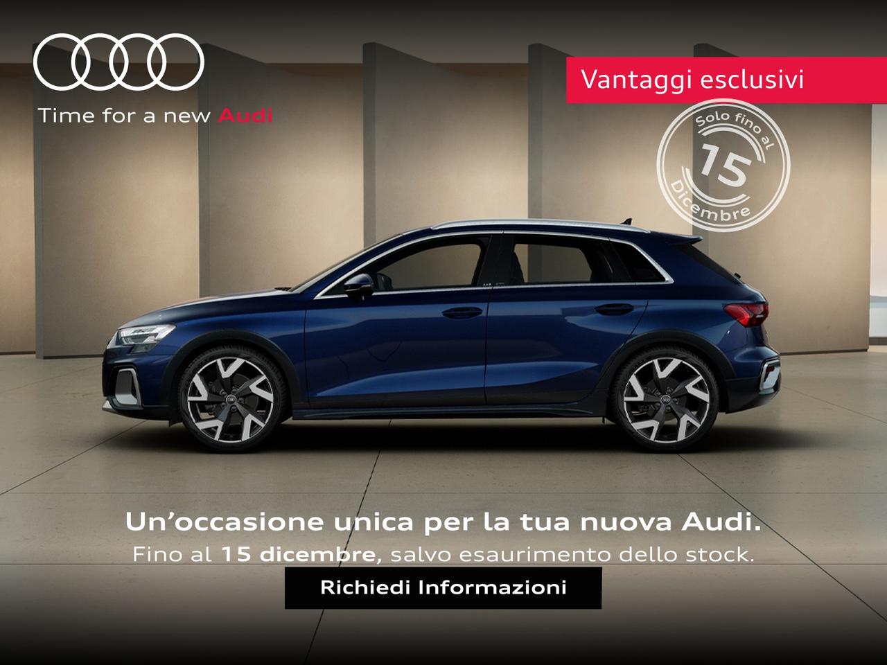 Audi A3 allstreet 2.0 tdi identity contrast 150cv s-tronic