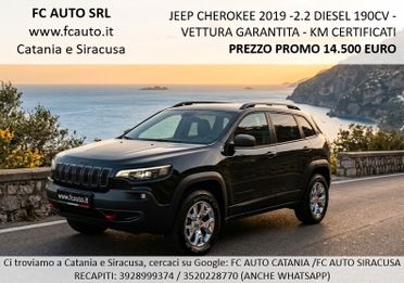 Jeep Cherokee 2.2 190CV Limited 2019 - FULL OPTIONAL