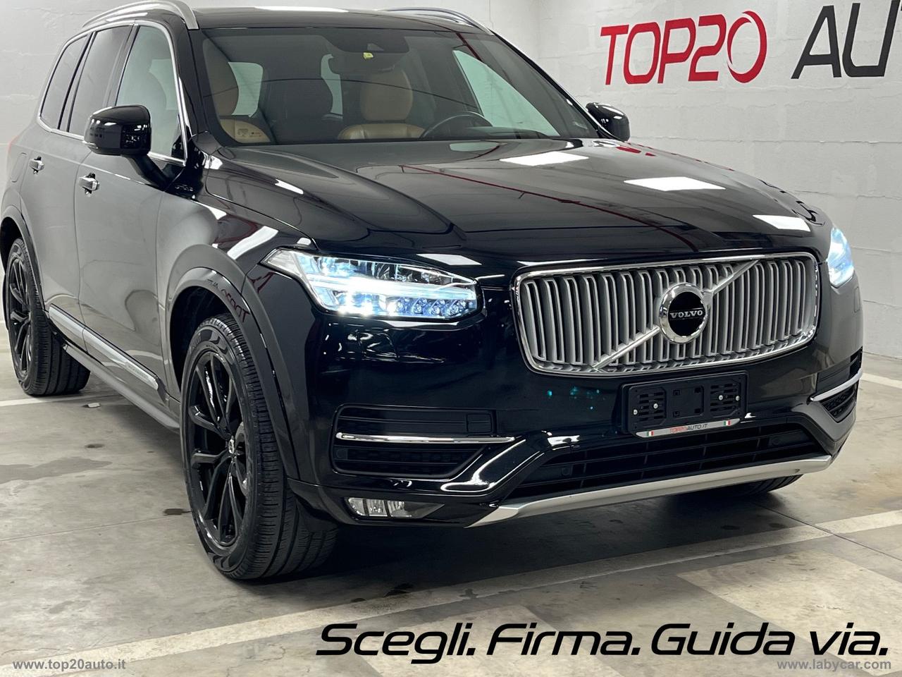 VOLVO XC90 D5 AWD Geartronic Inscription|TOTAL BLACK|PELLE TOTALE