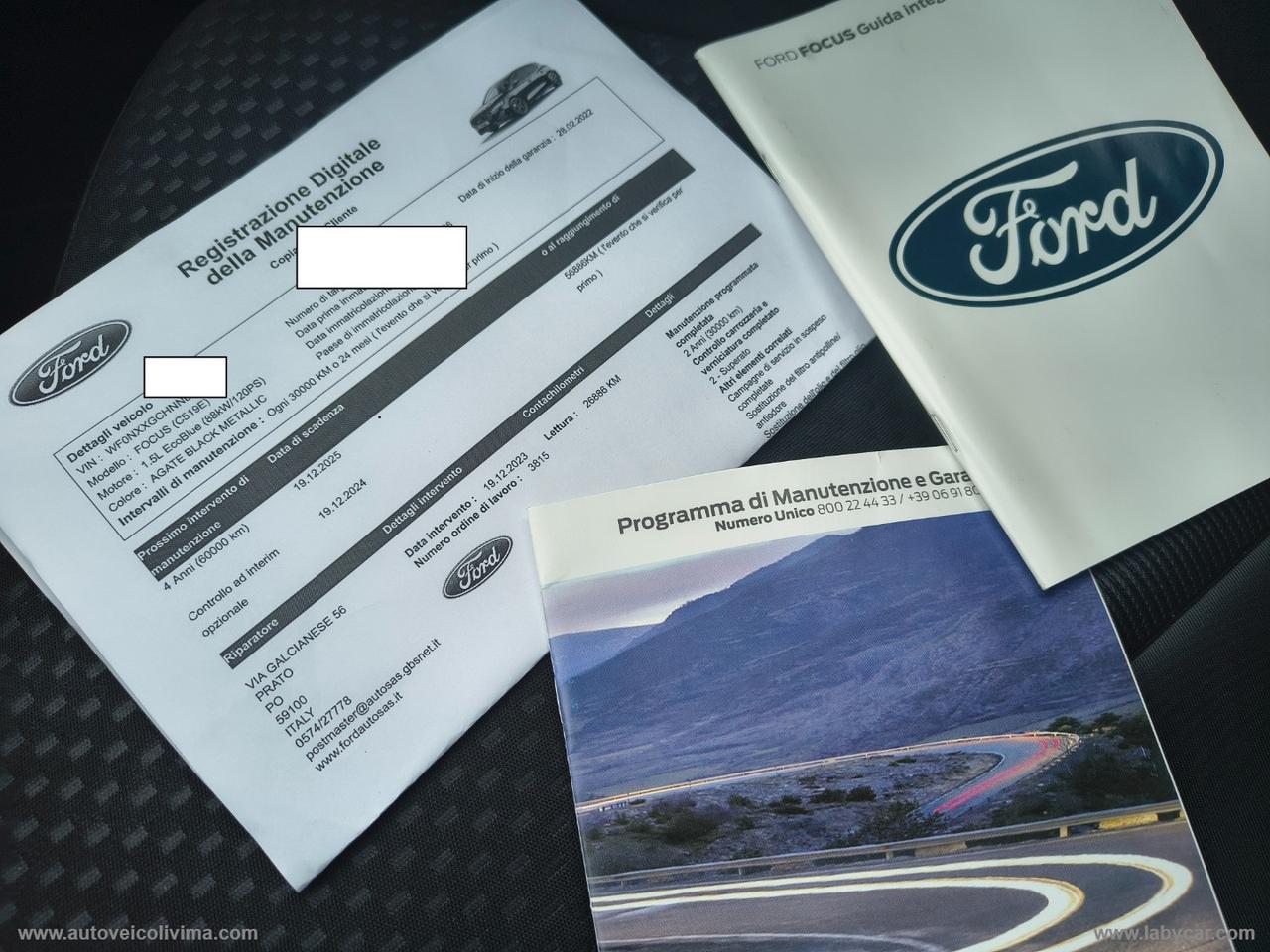 FORD Focus 1.5 EcoBlue 120CV 5p. ST Line X GARANZIA FORD 2029