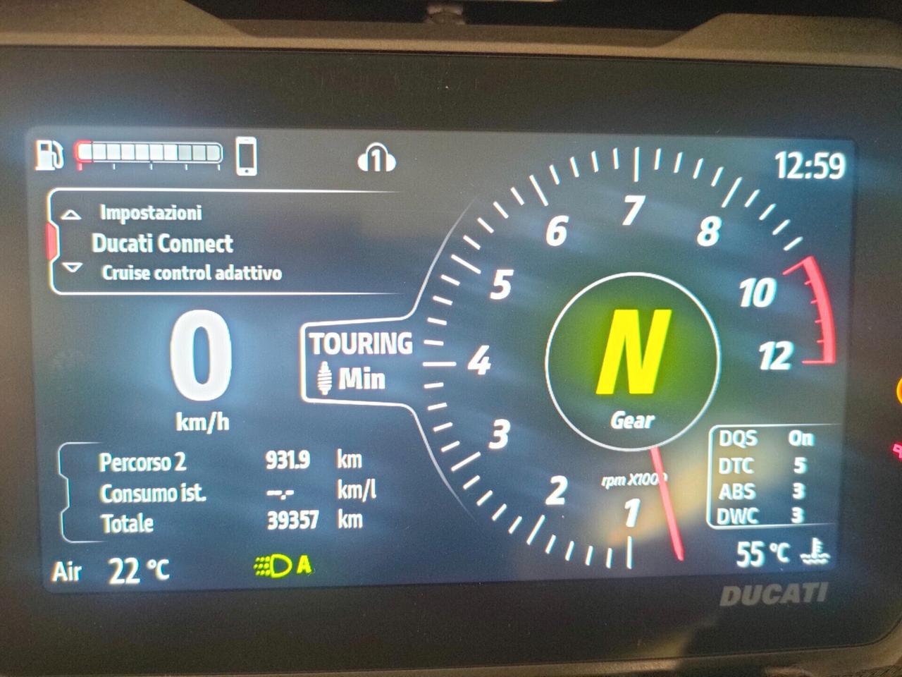 Ducati Multistrada V4 S Travel Radar