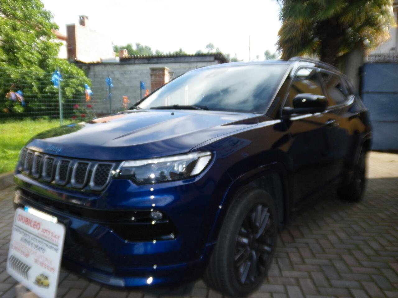 Jeep Compass 1.3 Turbo T4 240 CV PHEV AT6 4xe S - FOUL OPTIONAL INTERNI IN PELLE RISCALDATI..