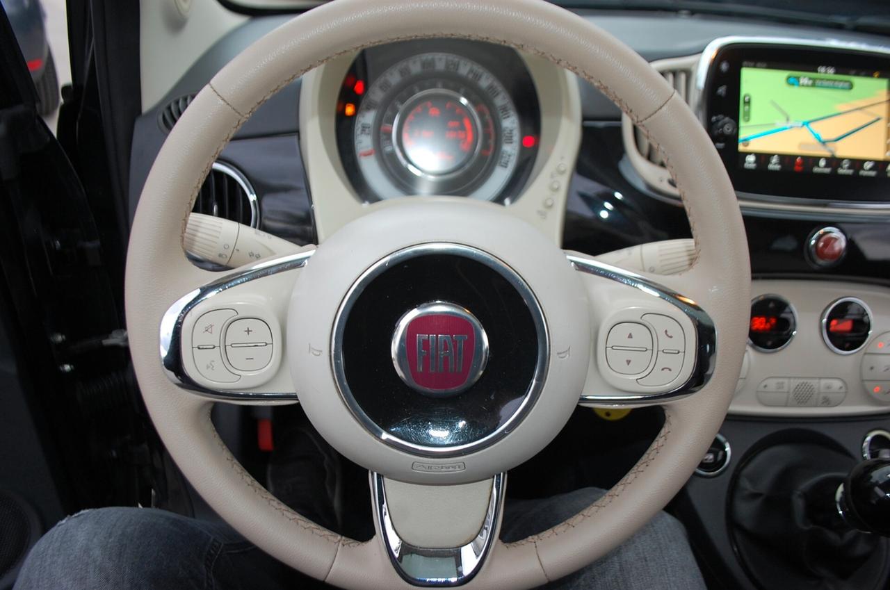 Fiat 500 1.2 Lounge Gpl 69CV Uff italy Navi Lega Tetto