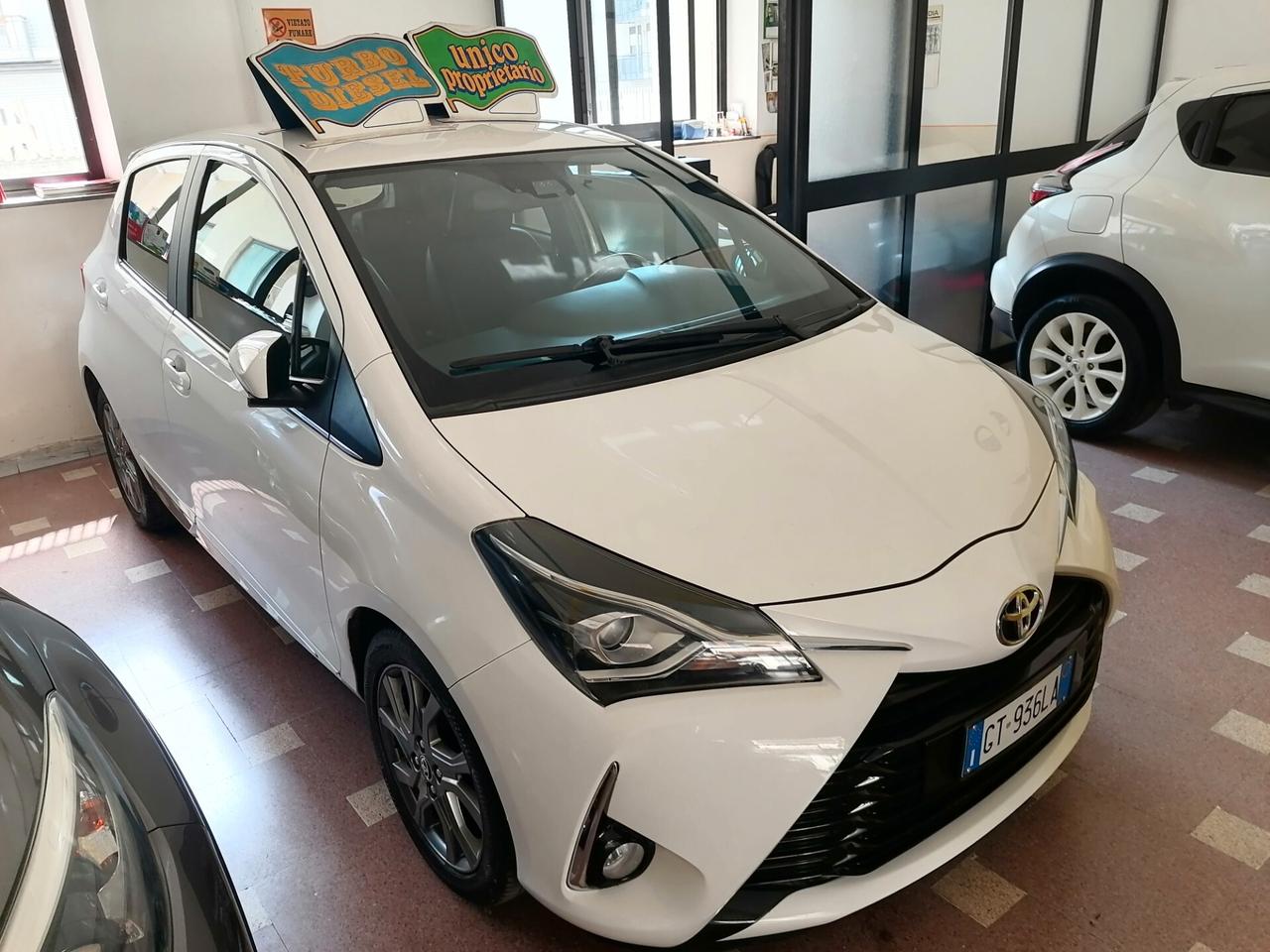 Toyota Yaris 1.4 D 90cv 5 porte LOUNGE 12/2017