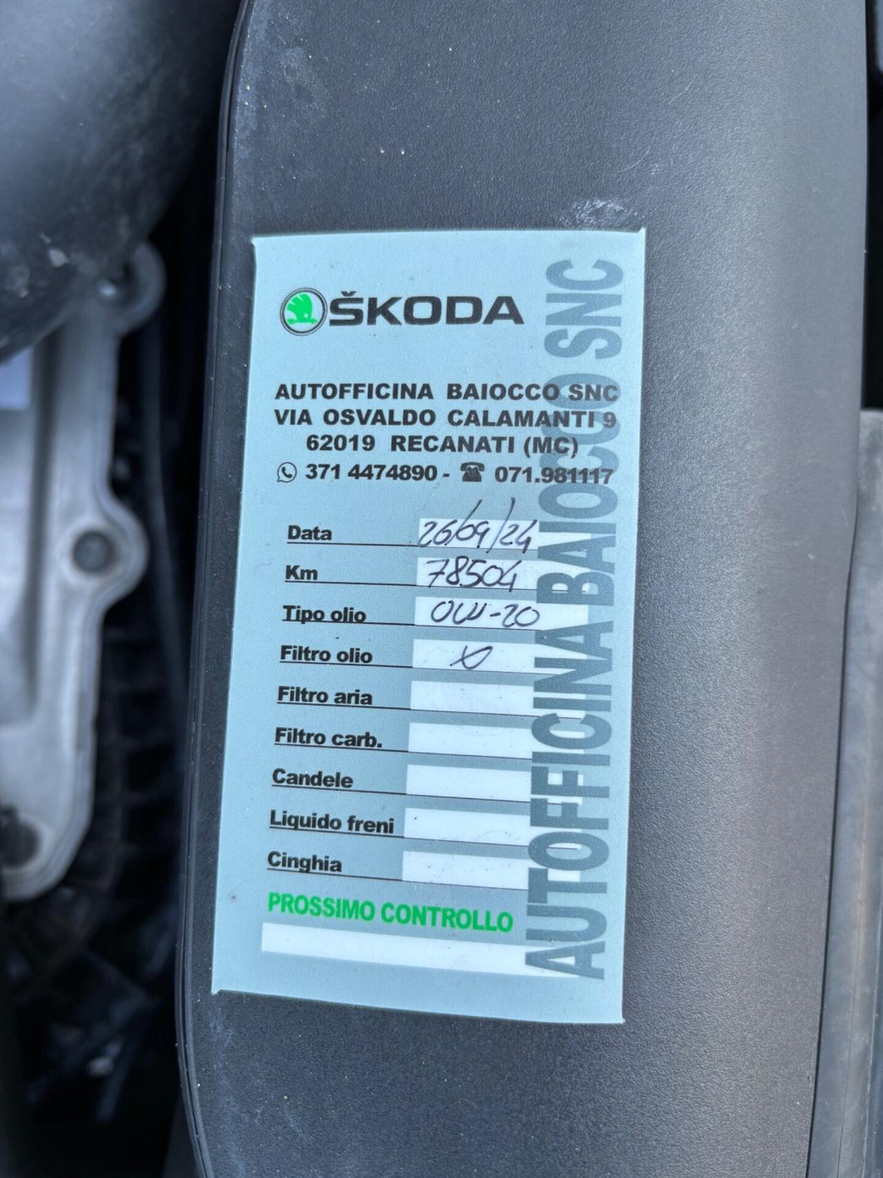 Skoda Scala 1.0 G-Tec METANO Monte Carlo