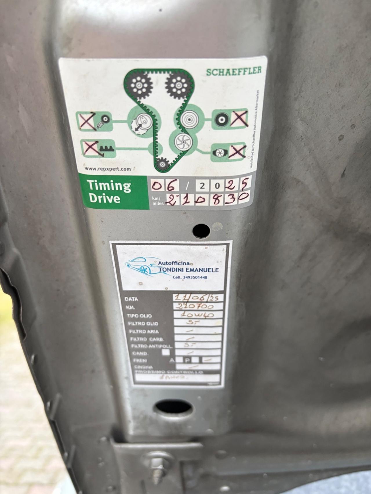 Opel Zafira 7 POSTI METANO DI SERIE