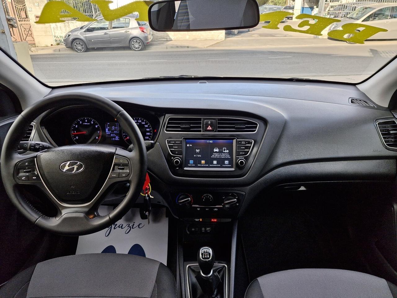 HYUNDAI I20 1.2 CONNECTILNE 75CV ANNO 10/2019