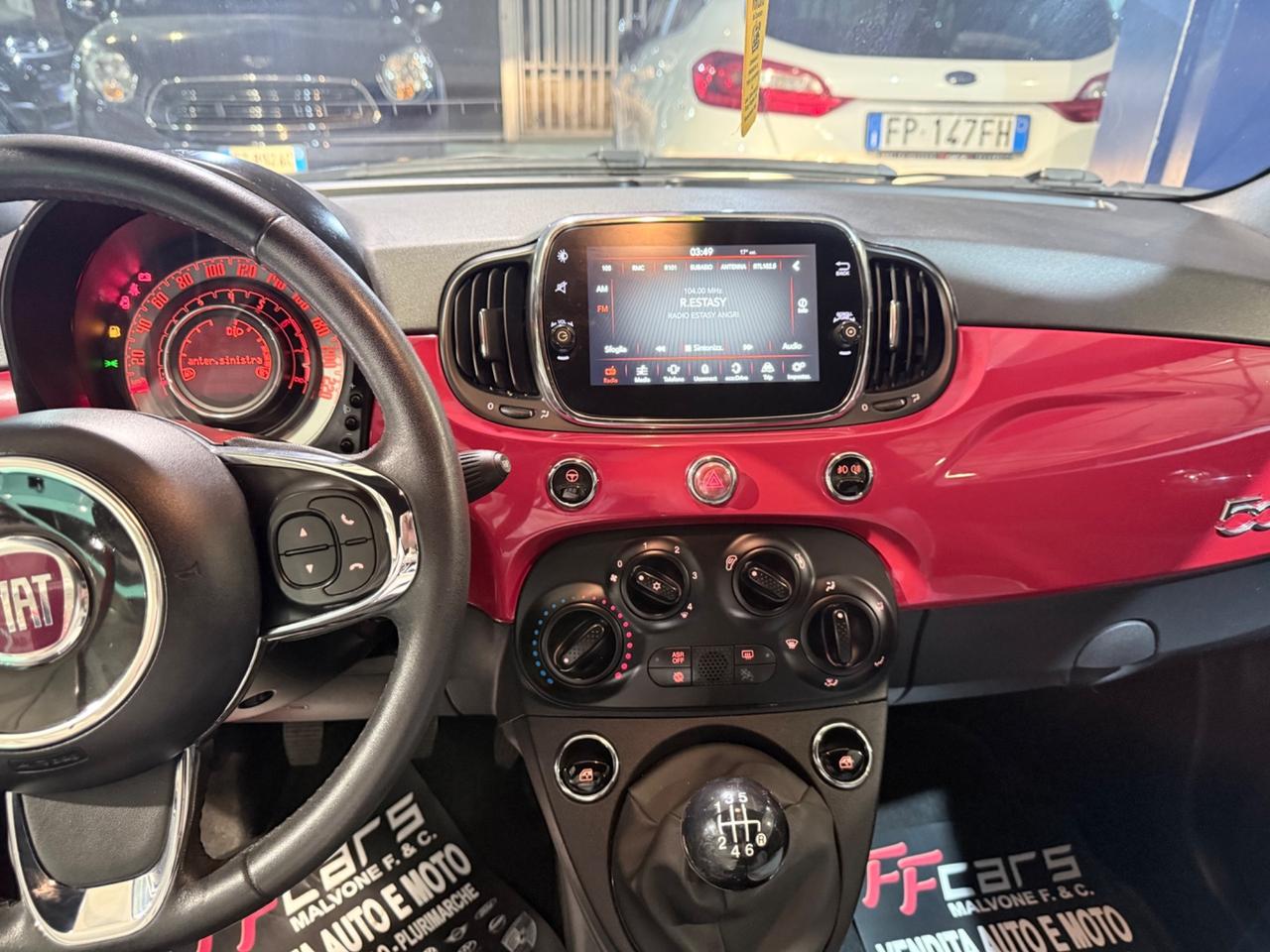 Fiat 500 1.0 Hybrid Red