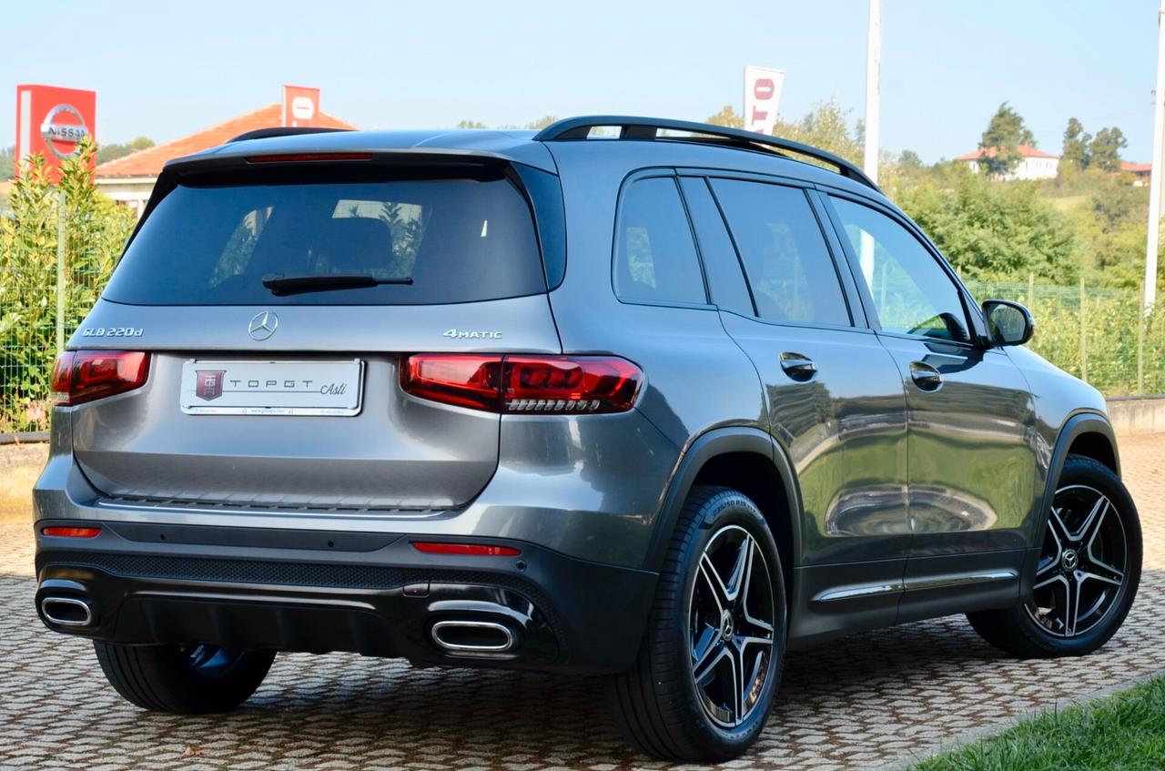 MERCEDES-BENZ GLB 220d PREMIUM 4MATIC 190cv AUTO, GAR. UFFICIALE, SERVICE MERCEDES, TETTO, NIGHT PACK, FARI FULL LED, RETROCAMERA PERMUTE