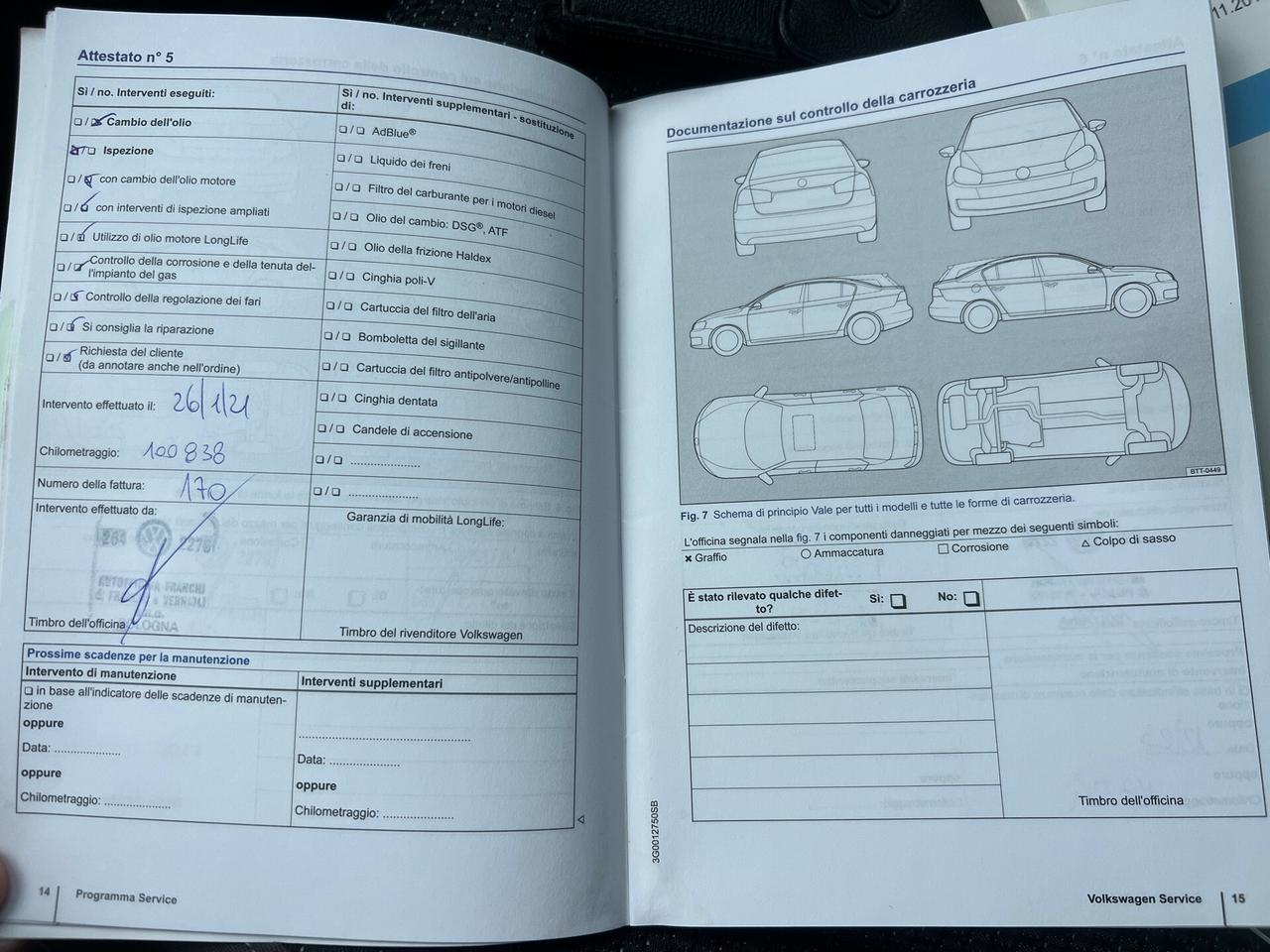 VW Touran 1.6TDI 105CV 7POSTI-2015"KM CERTIFICATI"