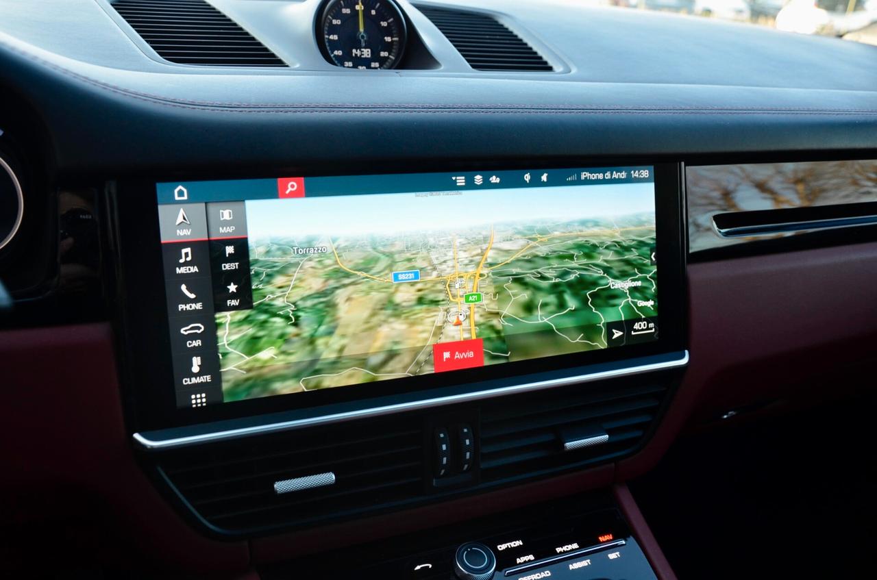 PORSCHE CAYENNE COUPE 3.0 PLUG-IN E-HYBRID 462cv TIPTRONIC, UFF ITALIANA, TETTO, BOSE, SPORT CHRONO, MATRIX, SCARICO, SOSPENSIONI PNEUMATICHE, ROSSO CARTIER, 21", PERMUTE