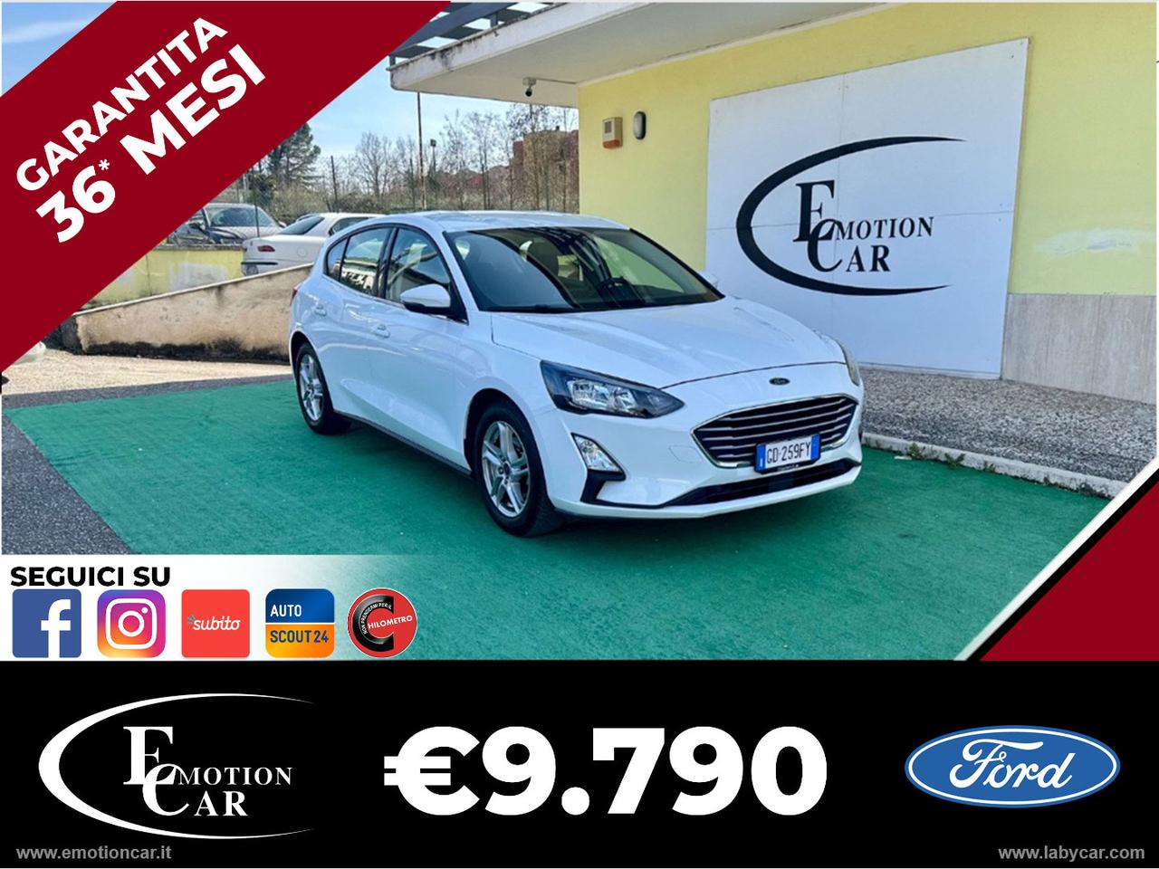 FORD Focus 1.5 EcoBlue 95CV 5p. Business AUTOCARRO N1 - 2020